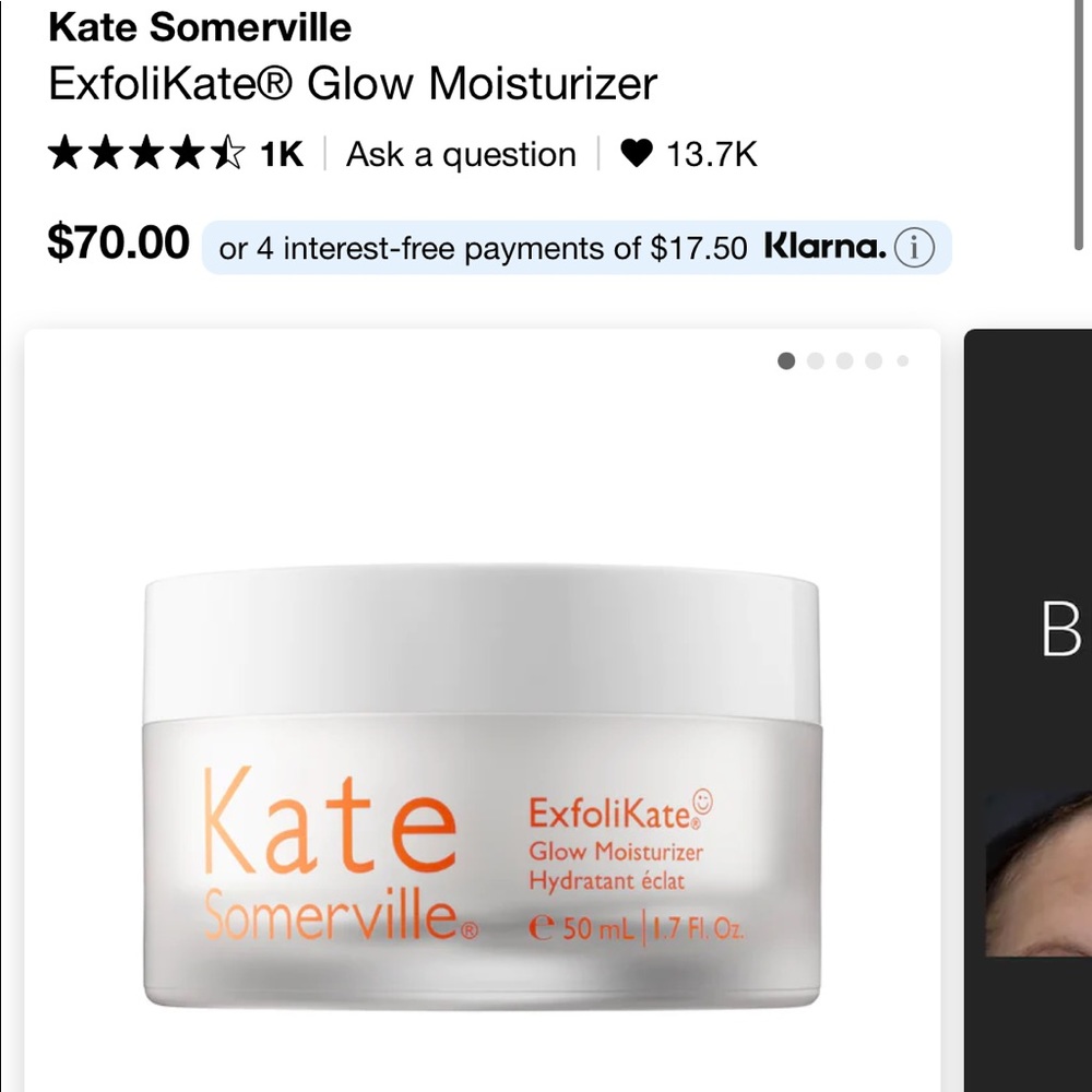 Kate Somerville ExfoliKate glow moisturizer - Picture 4 of 4
